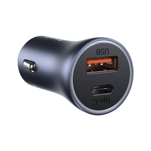 شارژر فندکی باسئوس 40 وات Baseus Dual Quick Charger Car Charger USB and Type C 40W CCJD-0G