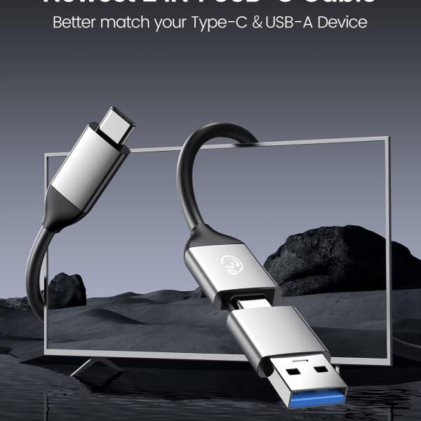 داک هارد اوریکو مدل ORICO 9628C3-C 2.5"/3.5" SATA HDD/SSD Dual-bay Dock with Offline Clone Function