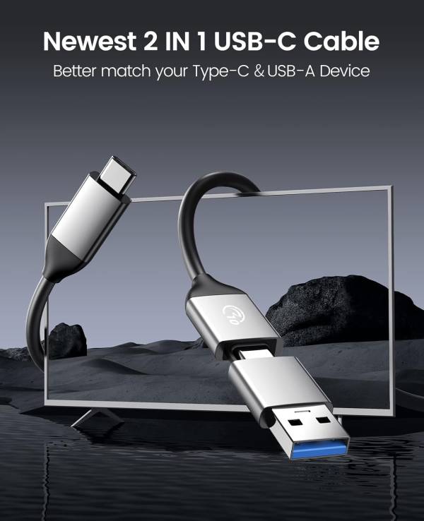 داک هارد اوریکو مدل ORICO 9628C3-C 2.5"/3.5" SATA HDD/SSD Dual-bay Dock with Offline Clone Function
