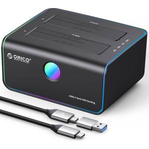 داک هارد اوریکو مدل ORICO 8828C3-C RGB Hard Drive Docking Station Offline Clone