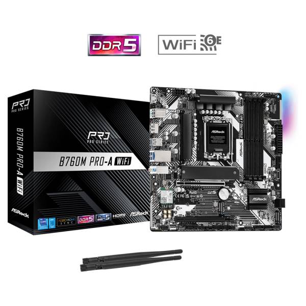 مادربرد ازراک مدل ASROCK MAIN BOARD B760M Pro-A WiFi
