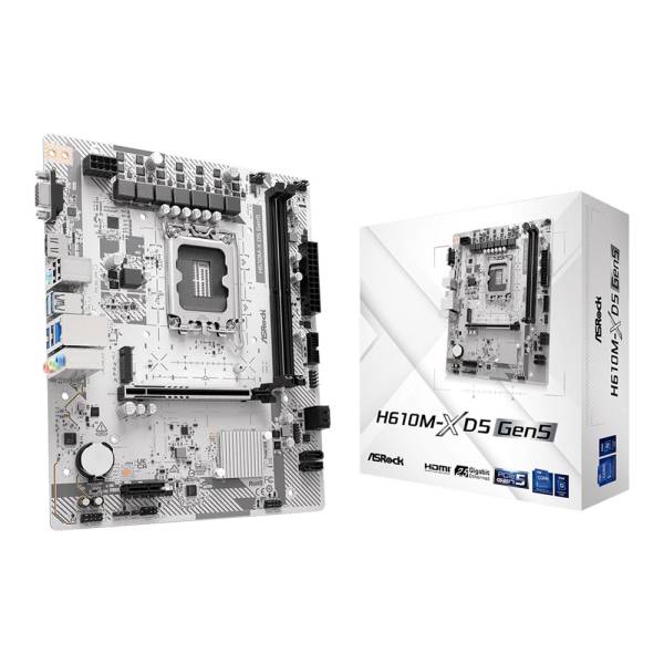 مادربرد ازراک مدل ASROCK MAIN BOARD H610M-X D5 Gen5