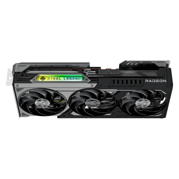 گرافیک ازراک مدل AMD Radeon RX 9070 XT Steel Legend Dark 16GB