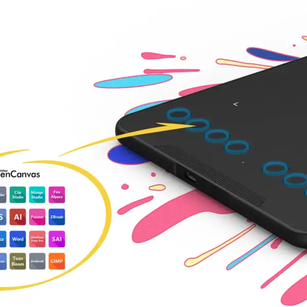 قلم نوری ایکس پی پن مدل XP-Pen Deco Mini7 V2 8 قلم نوری ایکس پی پن مدل XP-Pen Deco Mini7 W