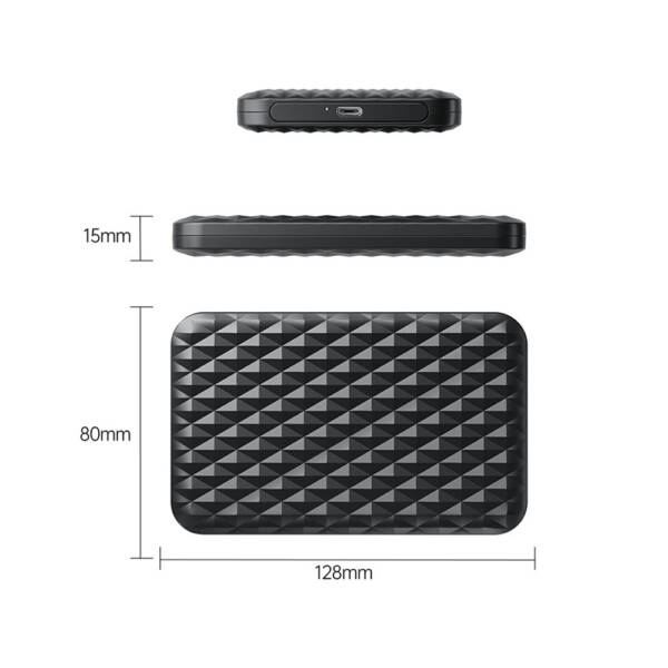قاب هارد 2.5 اینچ اوریکو Orico 2520C3 2.5 inch Type-C Hard Drive Enclosure 3 Orico 2520C3 2