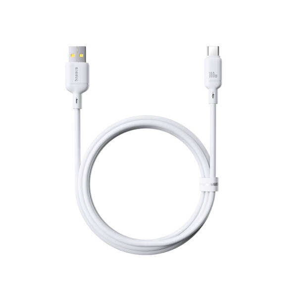 کابل فست شارژ USB به Type-c باسئوس Baseus Cable 100W USB to Type-C 1M P10377703213-00 1 Baseus Cable 100W USB to Type-C 1M P10377703213-00