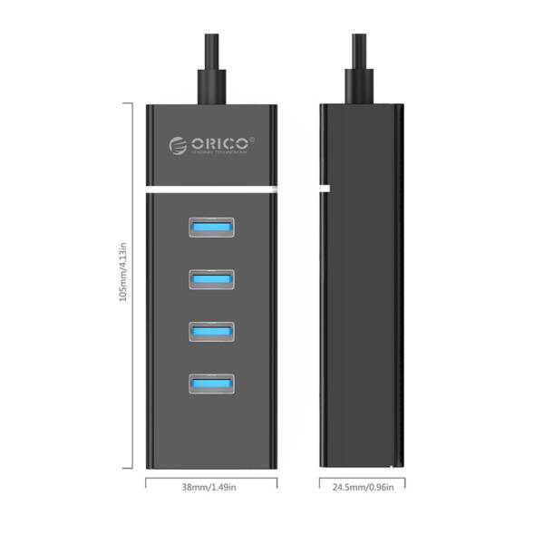 هاب 4 پورت اوریکو ORICO W6PH4-U3 4 PORT USB3.0 HUB 2 W6PH4-U3