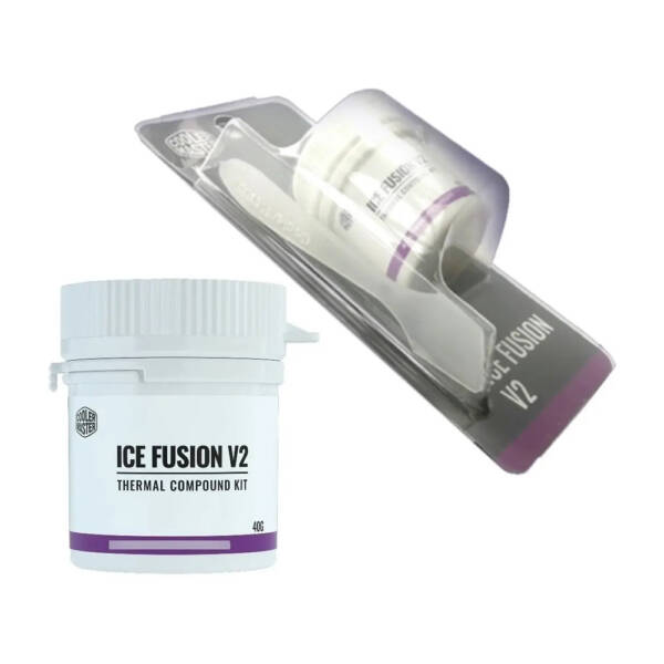 خمیر سیلیکون کولر مستر Cooler Master Ice Fusion V2 Thermal Paste 40G 3 Cooler Master Ice Fusion V2 2
