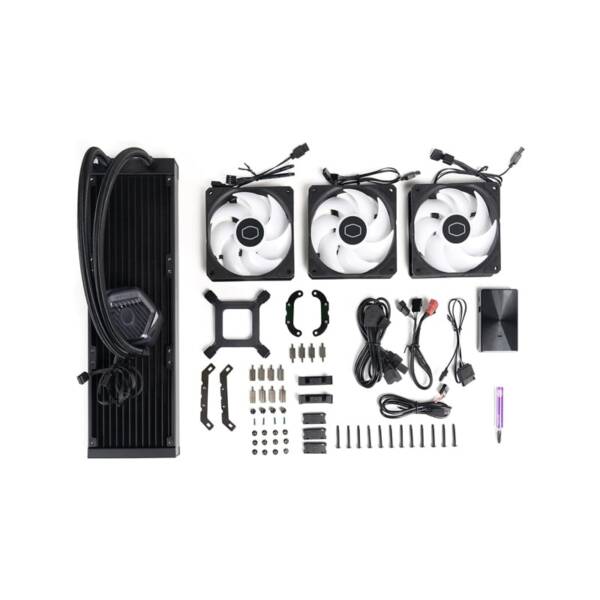 خنک کننده مایع کولر مستر Cooler Master MASTERLIQUID 360 ATMOS 7 خنک کننده مایع کولر مستر Cooler Master MASTERLIQUID 360 ATMOS